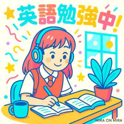 英語勉強中！vol.2 - 歌で覚える聞くだけ英語 - ジャケット