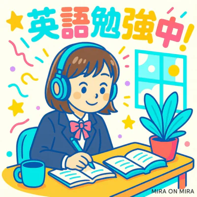 英語勉強中！vol.5 - 聴いて覚える高校受験英作文100表現 - ジャケット